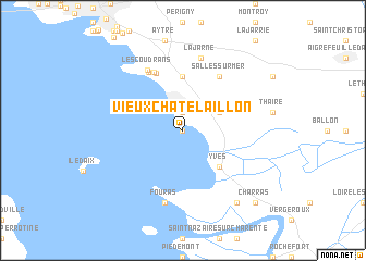 map of Vieux Châtelaillon