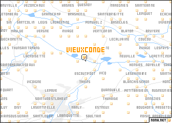 map of Vieux-Condé