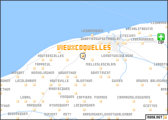 map of Vieux Coquelles