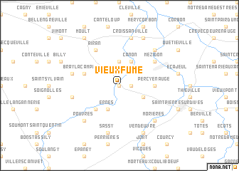 map of Vieux-Fumé