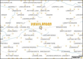 map of Vieux Landon