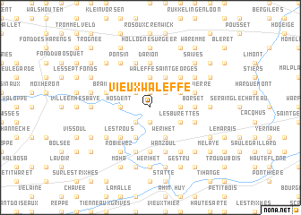 map of Vieux-Waleffe