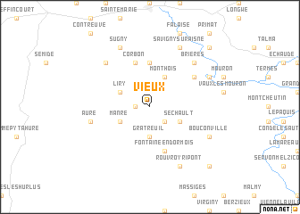 map of Vieux