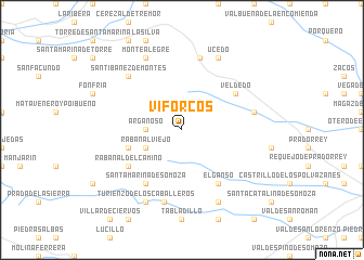 map of Viforcos