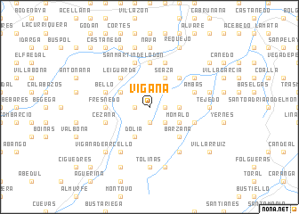 map of Vigaña
