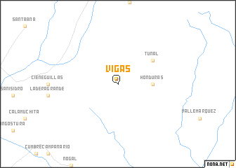 map of Vigas