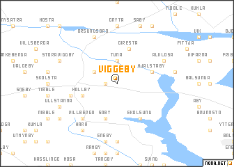 map of Viggeby