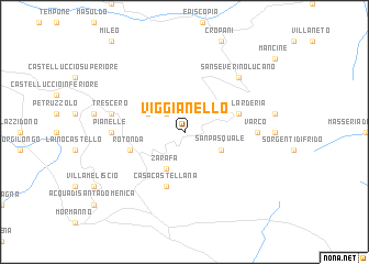 map of Viggianello