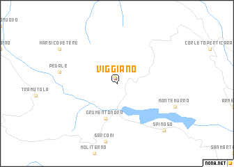 map of Viggiano