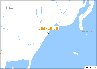 map of Vigía Chico