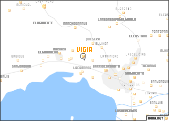 map of Vigía