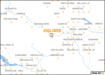 map of Vigliano