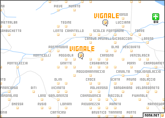 map of Vignale