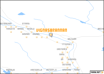 map of Vignäsbrännan