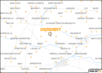 map of Vignemont