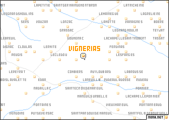 map of Vignerias