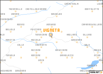 map of Vigneta