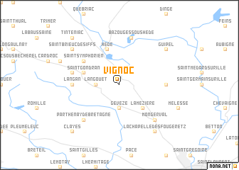 map of Vignoc