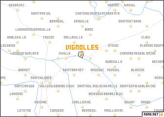 map of Vignolles