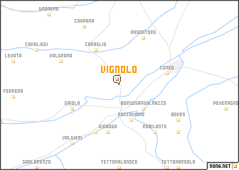 map of Vignolo