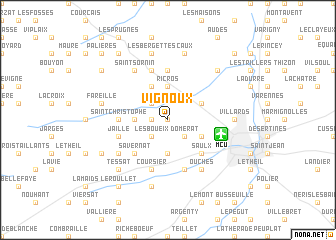 map of Vignoux