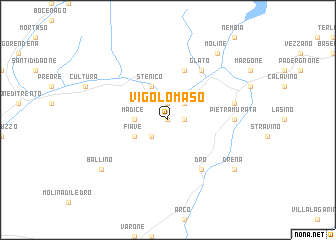 map of Vigo Lomaso