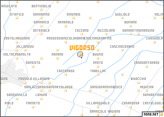 map of Vigorso