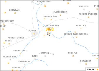 map of Vigo