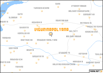 map of Vigurina Polyana