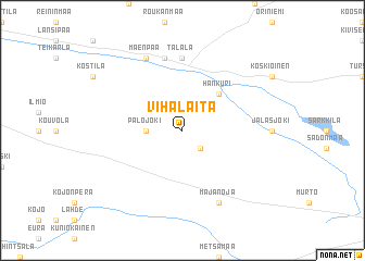map of Vihalaita