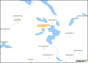 map of Vihanti