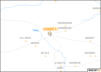 map of Vihanti