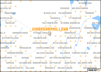 map of Vihare Hammillewa