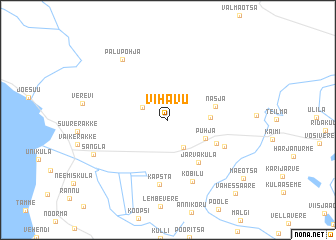 map of Vihavu