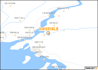 map of Viheriälä