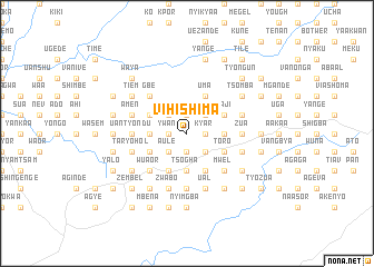 map of Vihishima