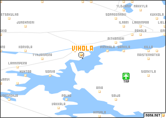 map of Vihola