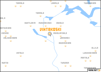 map of Vihtakoski