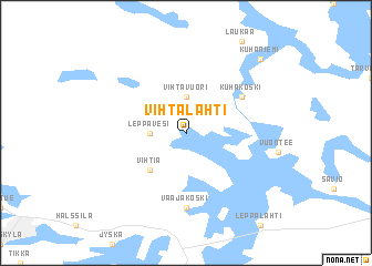 map of Vihtalahti