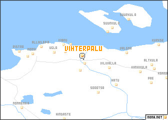 map of Vihterpalu