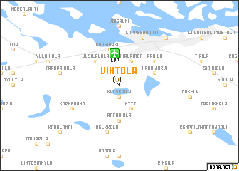 map of Vihtola