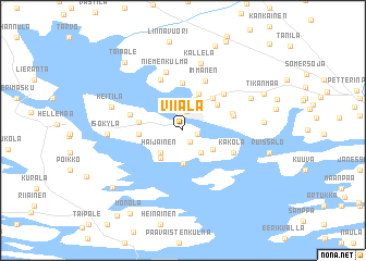 map of Viiala