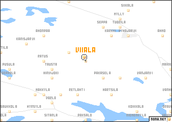 map of Viiala