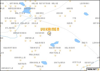 map of Viikainen