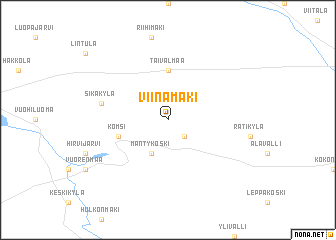 map of Viinamäki