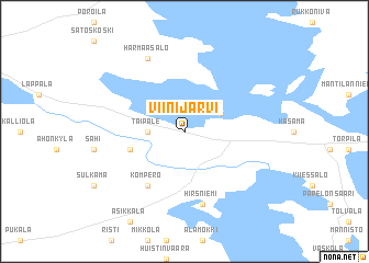 map of Viinijärvi