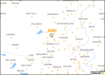 map of Viiri