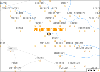 map of Viişoara Moşneni