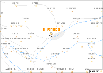 map of Viişoara