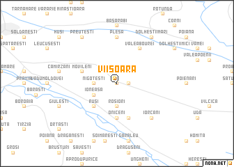 map of Viişoara